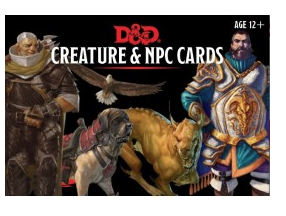 Dungeons and Dragons - Creature and NPC Cards